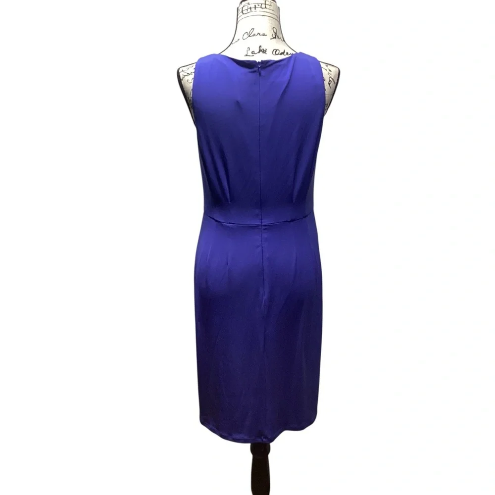 Suzi Chin for Maggy Boutique Party Dress Size 10 Royal Blue